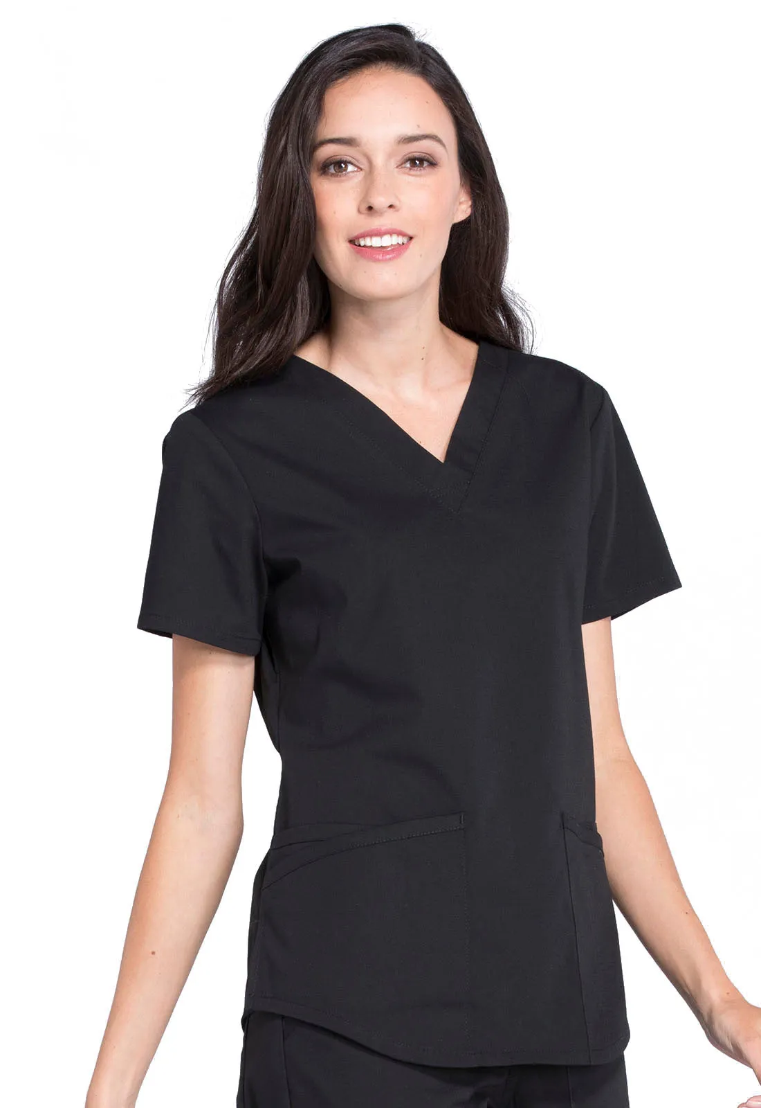 Professionals WW665 V-Neck Top Black