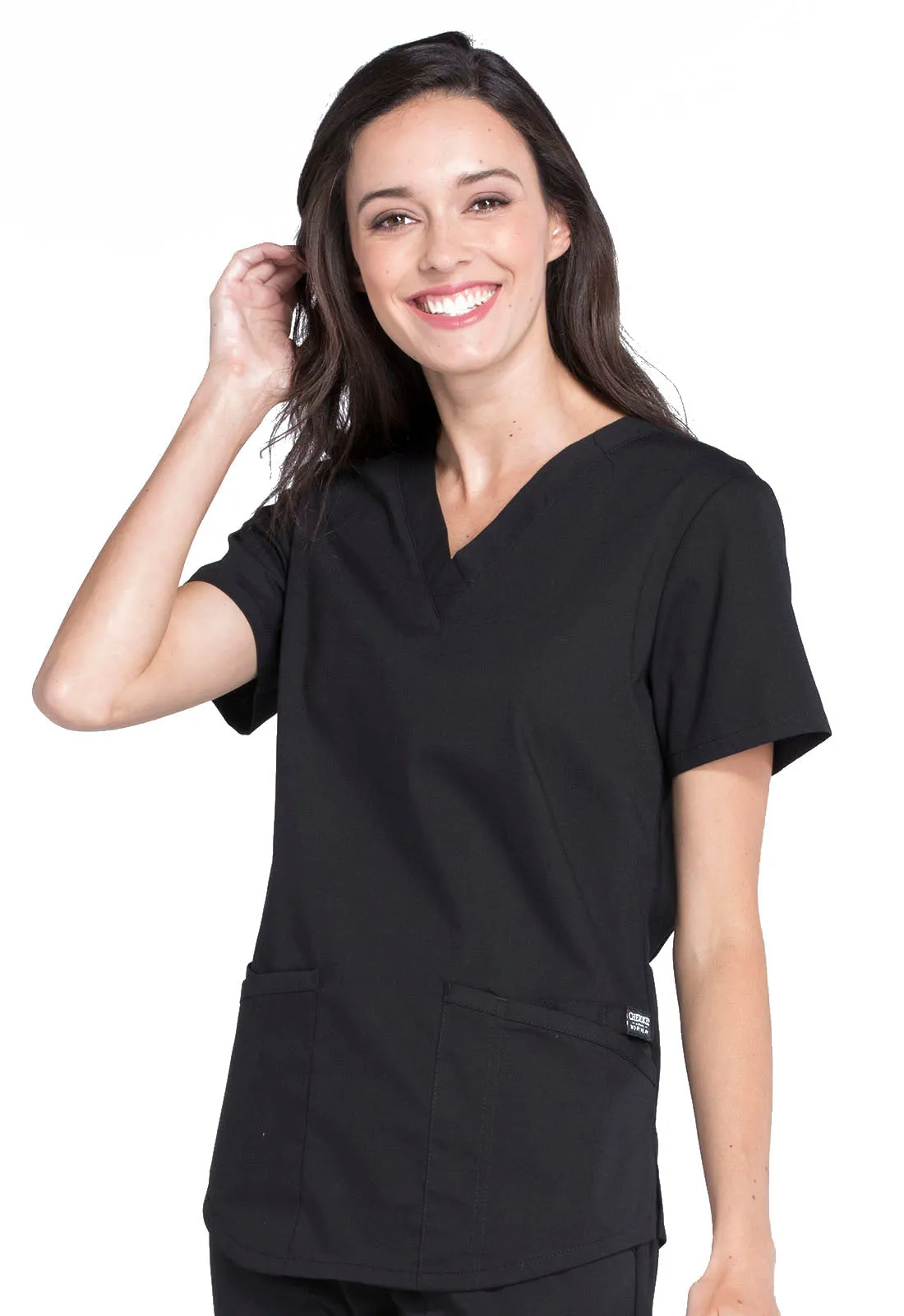 Professionals WW665 V-Neck Top Black