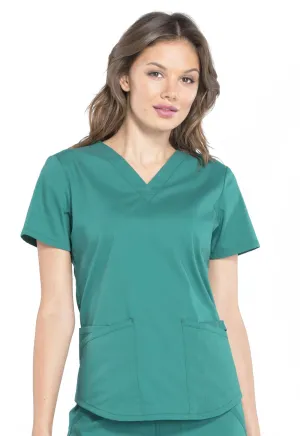 Professionals WW665 V-Neck Top Hunter Green