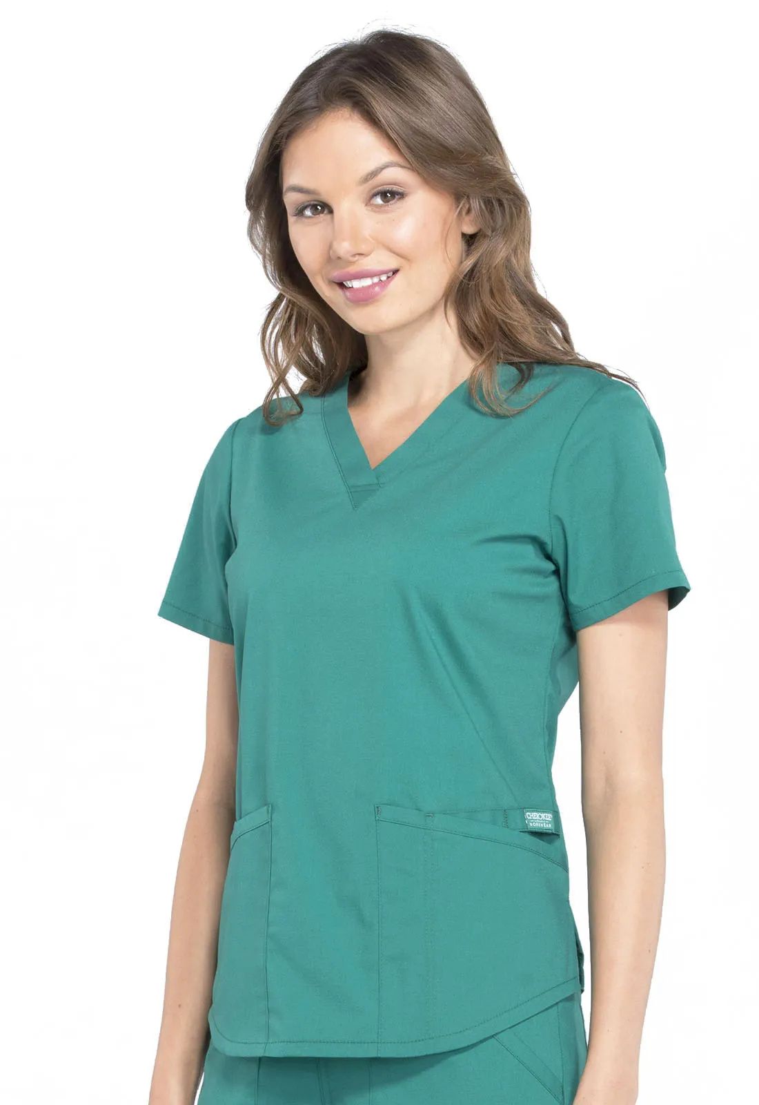 Professionals WW665 V-Neck Top Hunter Green