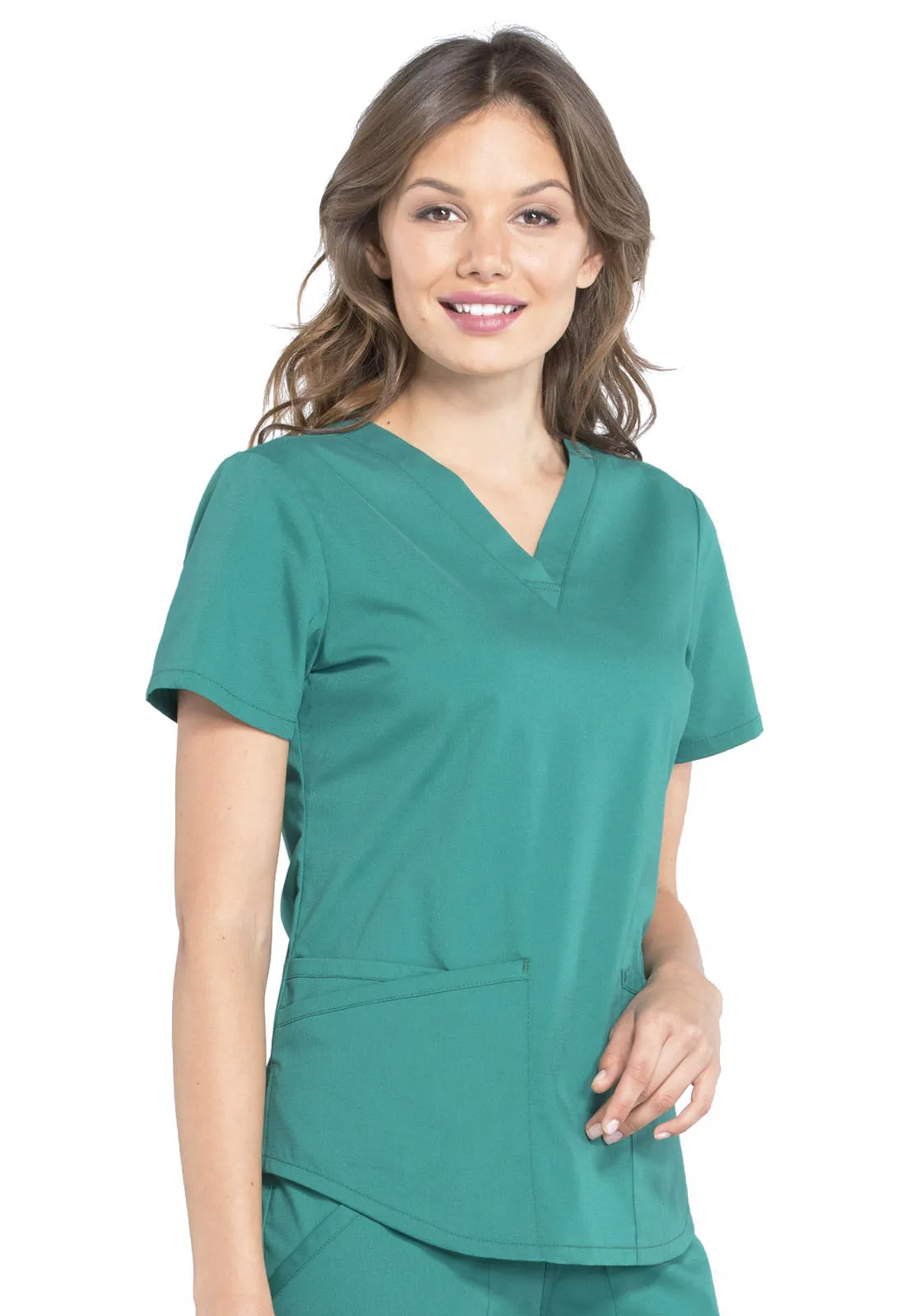 Professionals WW665 V-Neck Top Hunter Green