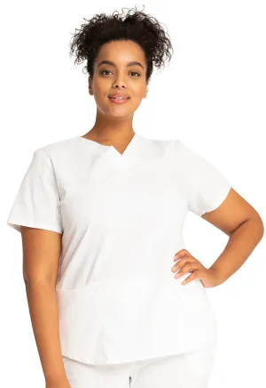 Professionals WW665 V-Neck Top White