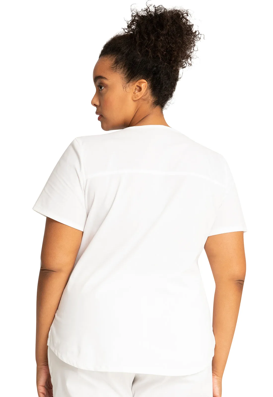 Professionals WW665 V-Neck Top White