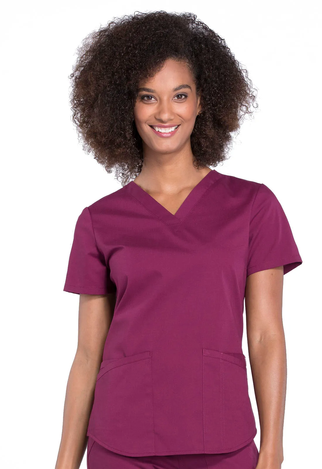 Professionals WW665 V-Neck Top Wine