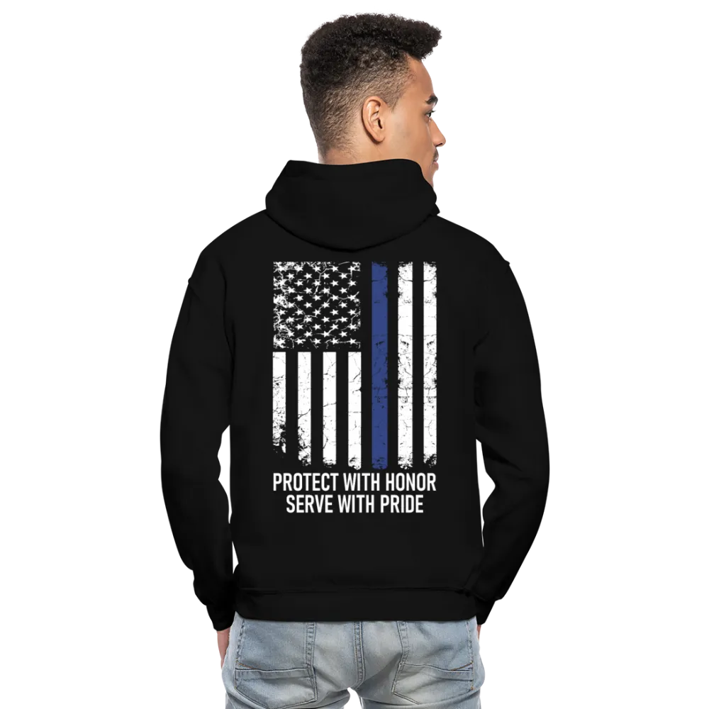 Protect With Honor - Serve With Pride Gildan Heavy Blend Adult Hoodie