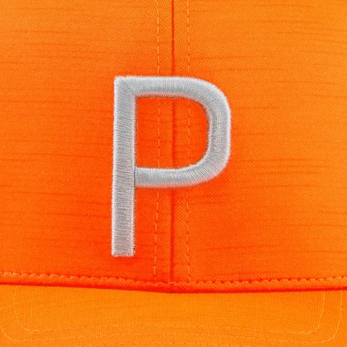Puma Golf Cap "P" Logo - Rickie Orange