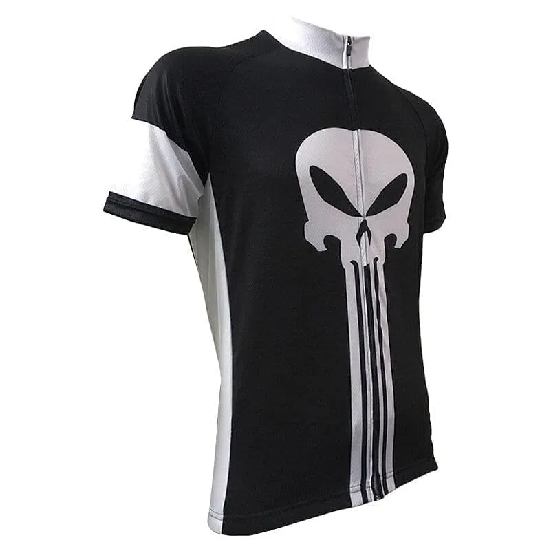 Punisher Theme Skull Cycling Jersey