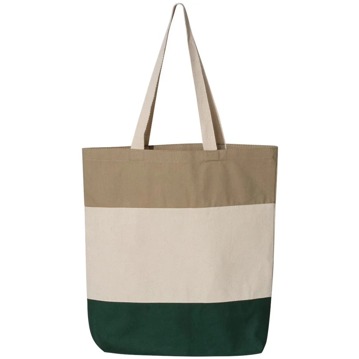Q-Tees 11L Tri-Color Tote