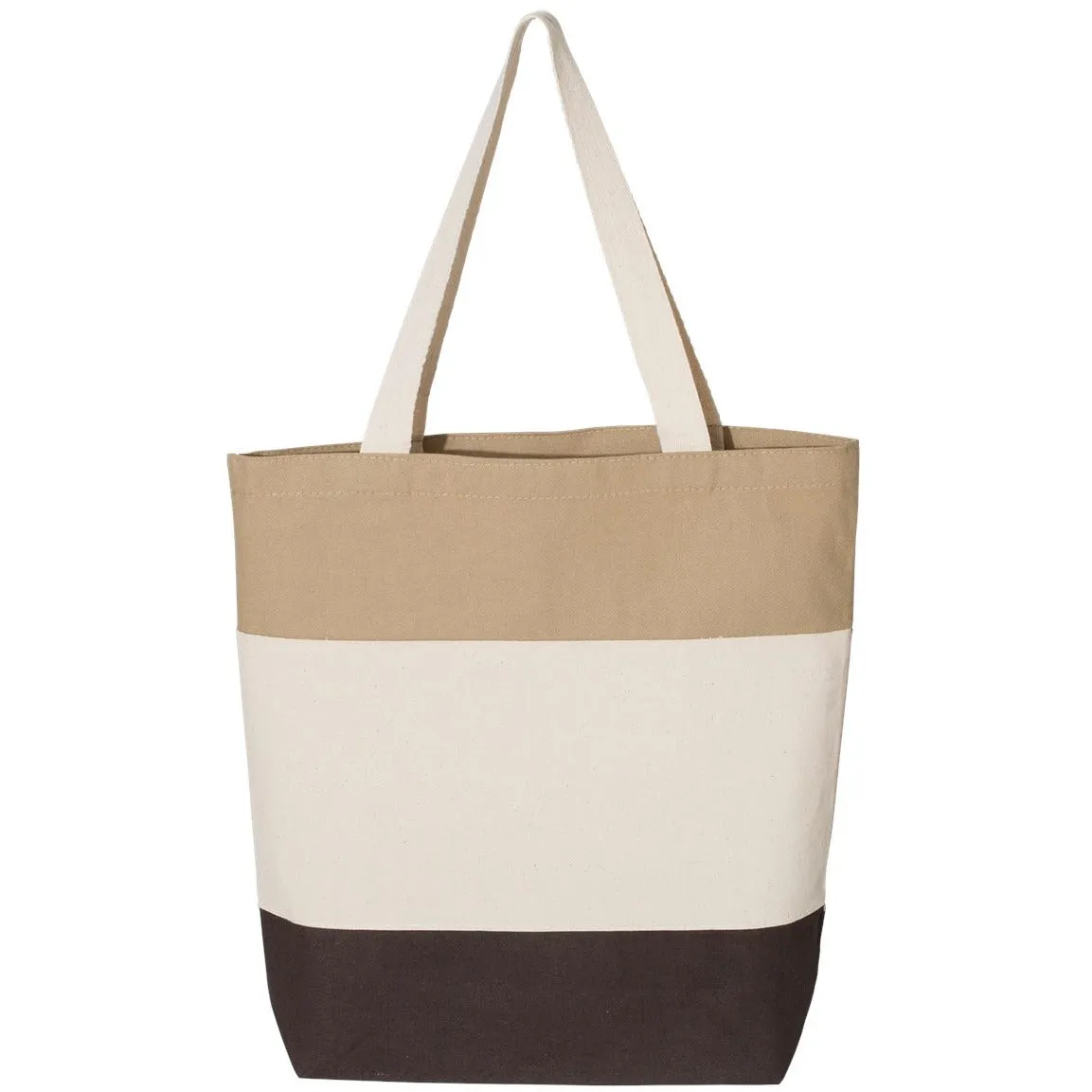 Q-Tees 11L Tri-Color Tote