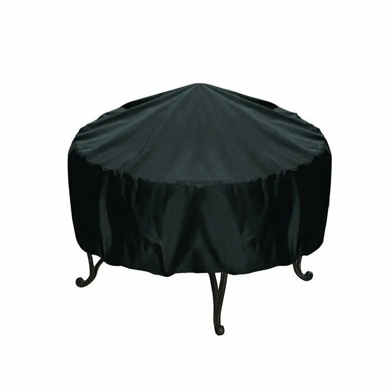 Rainproof Round Table Cover For Outdoor Garden Grill - 77X58Cm