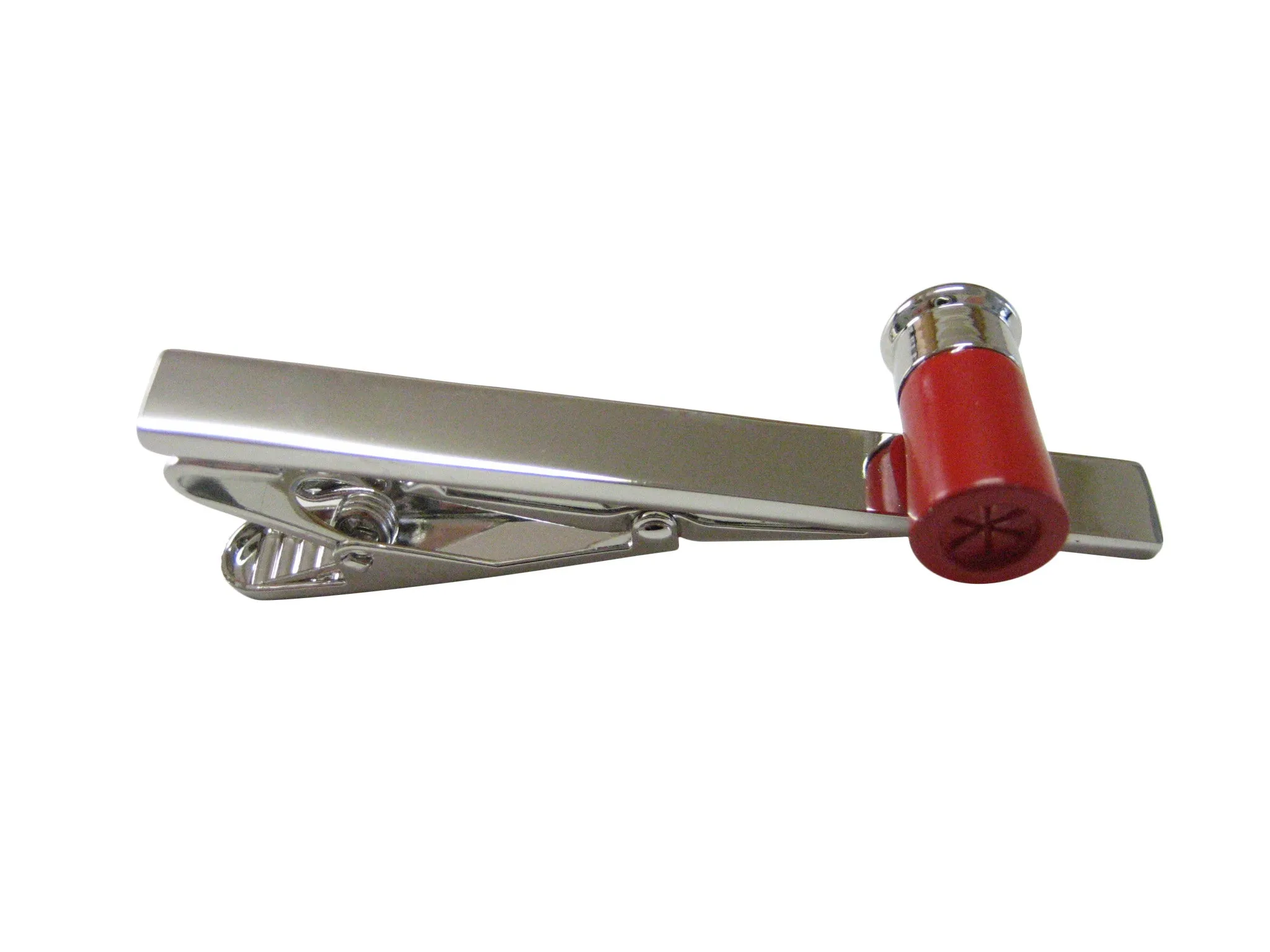 Red Shot Gun Shell Tie Clips