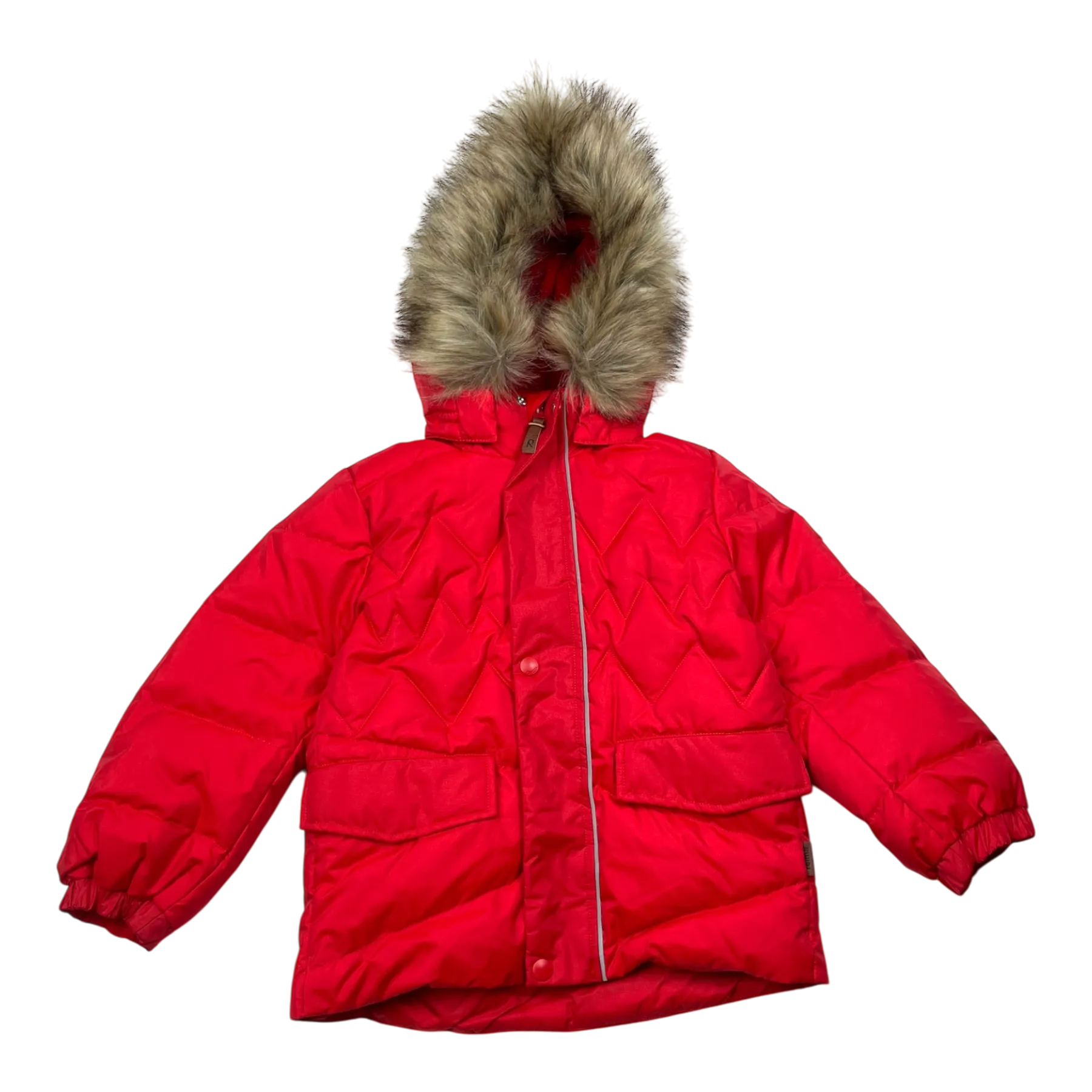 Reima winter down jacket, red | 104cm