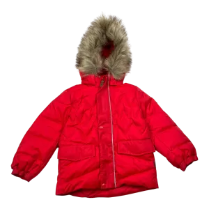 Reima winter down jacket, red | 104cm