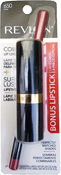 Revlon Colorstay Lipliner PLUS Super Lustrous Lipstick - pink #650
