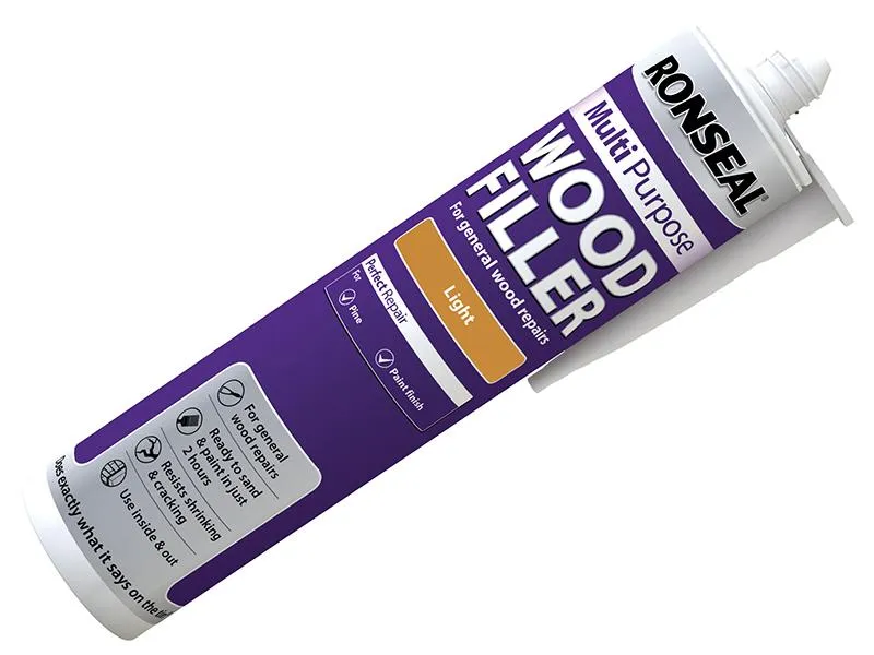 Ronseal Multi Purpose Wood Filler Cartridge Light 310Ml