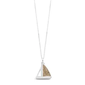Sailboat Necklace - Sand