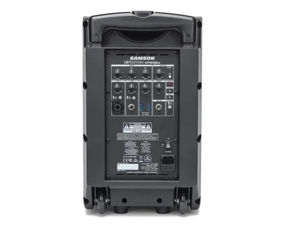 Samson Expedition XP208w - Rechargeable Portable PA with Handheld Wireless System and Bluetooth®