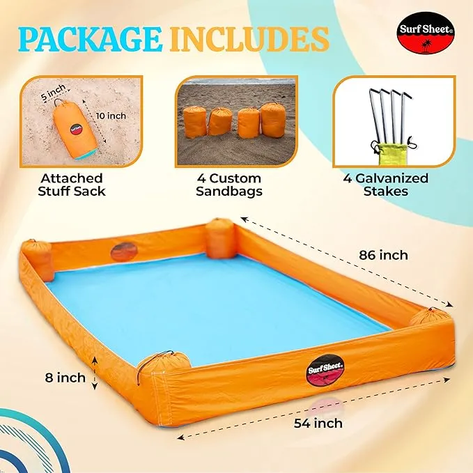 Sandproof Beach Blanket - Oversize Large Outdoor Picnic Blanket for Beaches & Camping - Portable Family Beach Blanket Waterproof Sandproof for Parks, Travel, Vacation Essentials (Yellow)