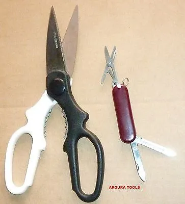 SCISSORS MULTI PURPOSE & MINI POCKET KNIFE 5 FUNCTION- NEW