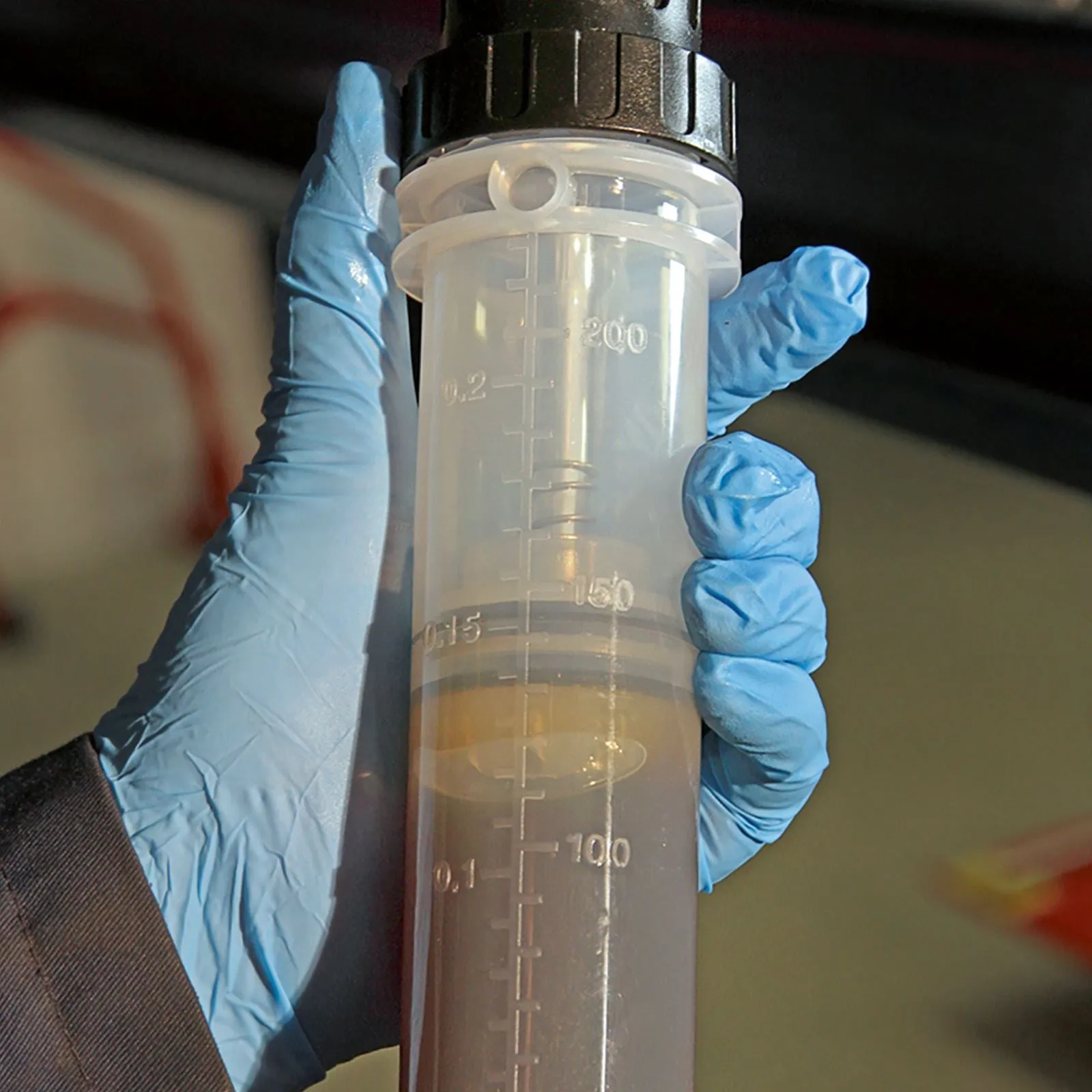 Sealey Oil & Brake Fluid Inspection Syringe 200ml