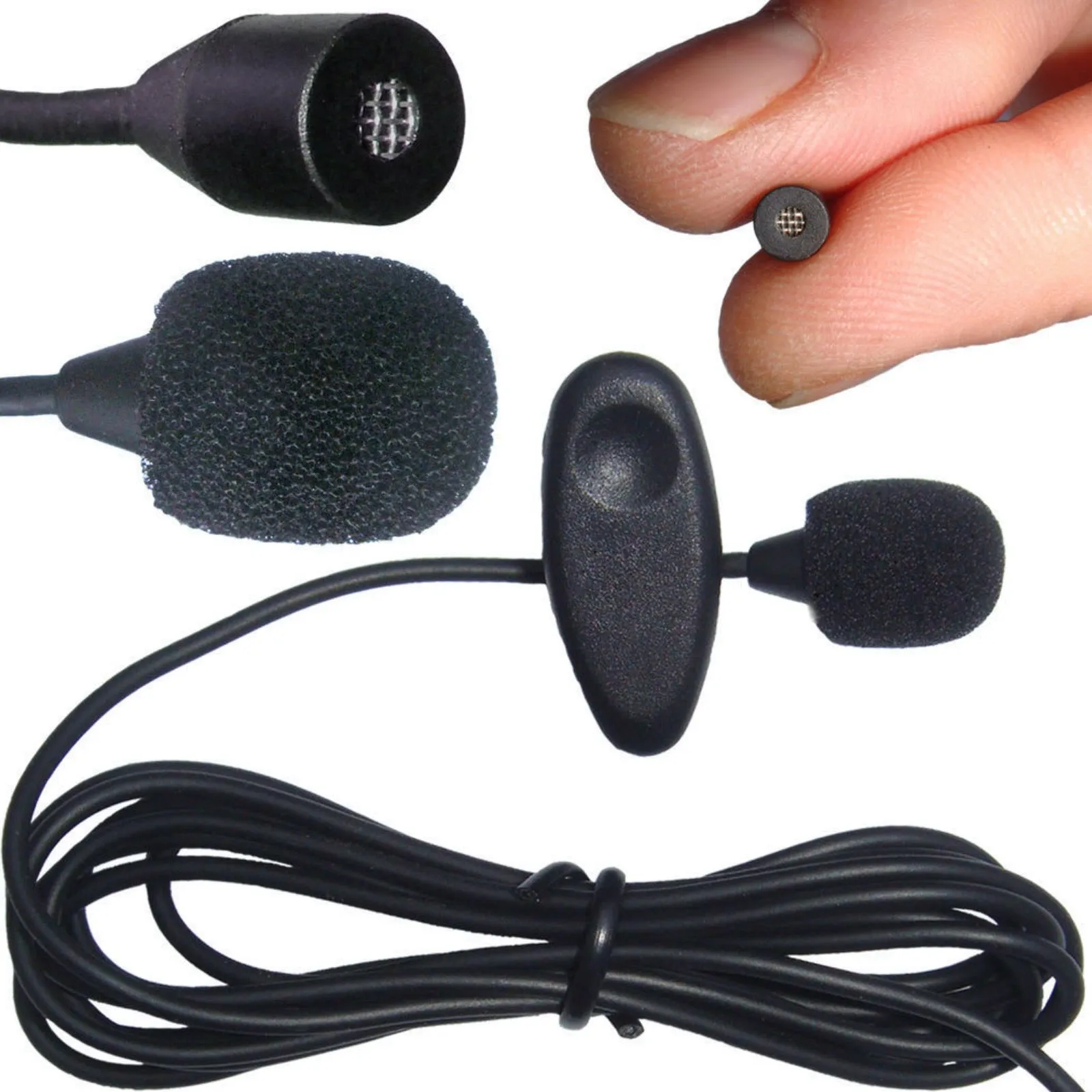 Sennheiser Lavaliere Microphones with 3.5mm Locking Jack Plug for Wireless Body Pack Radio Transmitter