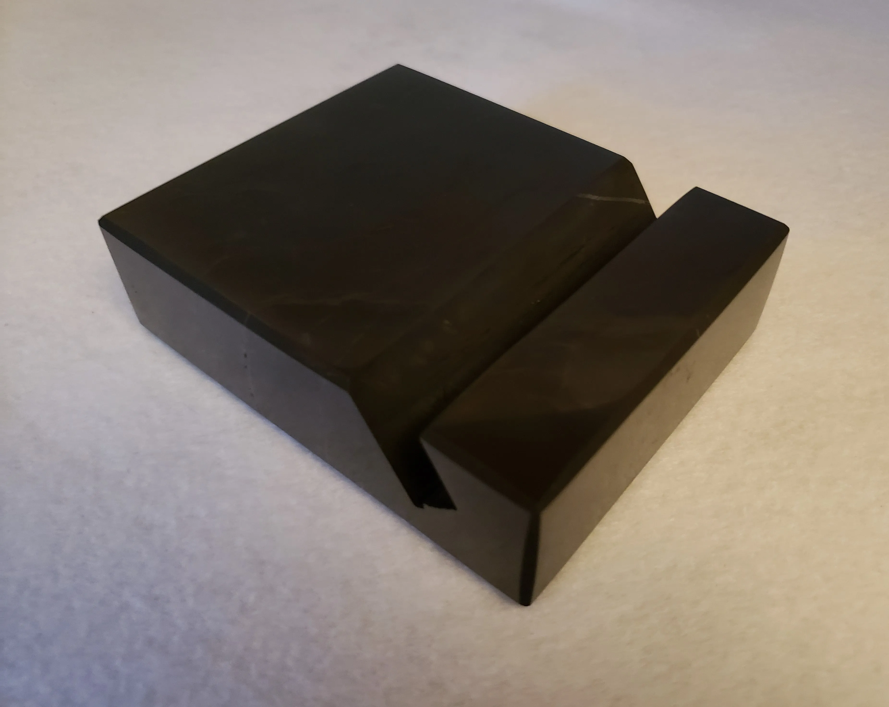 Shungite Cell Phone Protective Stand To Energetically Protects Against EMFs And Radiation.