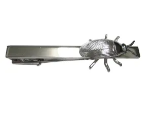 Silver Toned Creepy Bug Insect Pendant Tie Clip