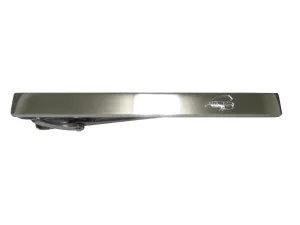 Silver Toned Etched Shrimp Tie Clip