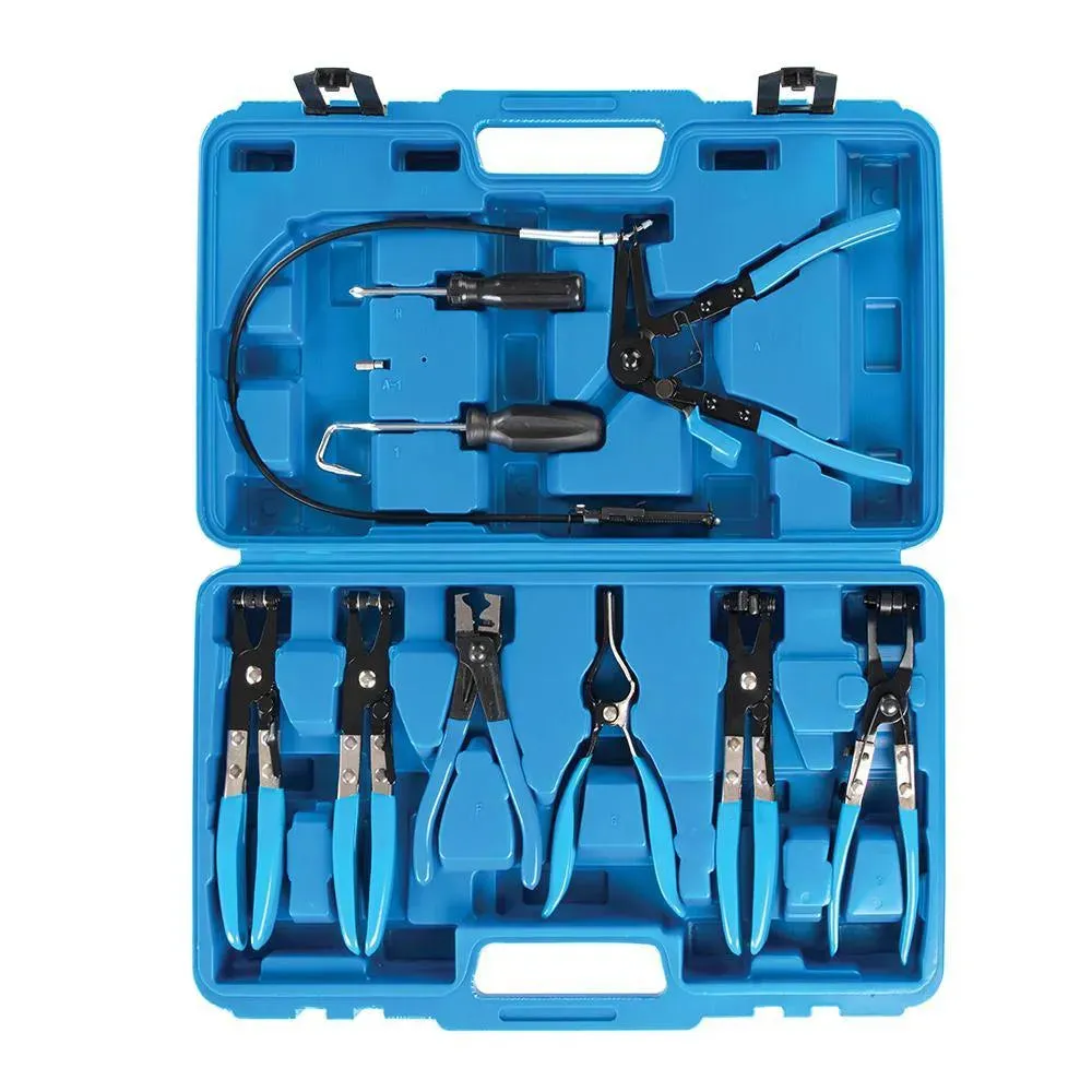 SILVERLINE HOSE CLIP REMOVAL TOOL SET 9PCE 18 - 54MM 984748
