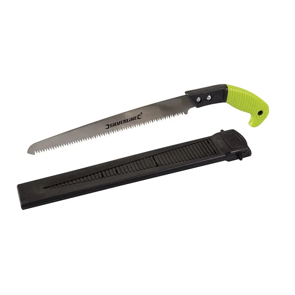 SILVERLINE PRUNING SAW BLADE WITH SHEATH 450MM 868611 LIFETIME WARRANTY GARDEN