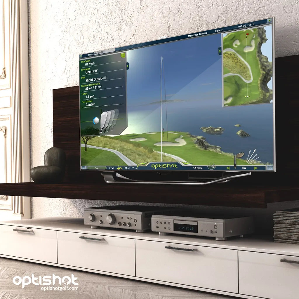 Simulador Optishot con Red - Golf In A Box 2