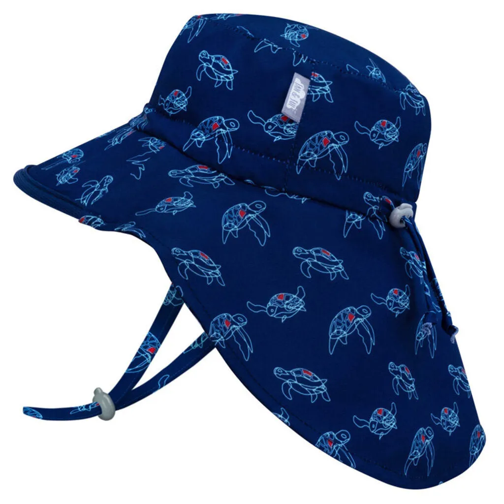 Size XL (5-12 years): Jan & Jul Aqua Dry Adventure Hat - Turtle