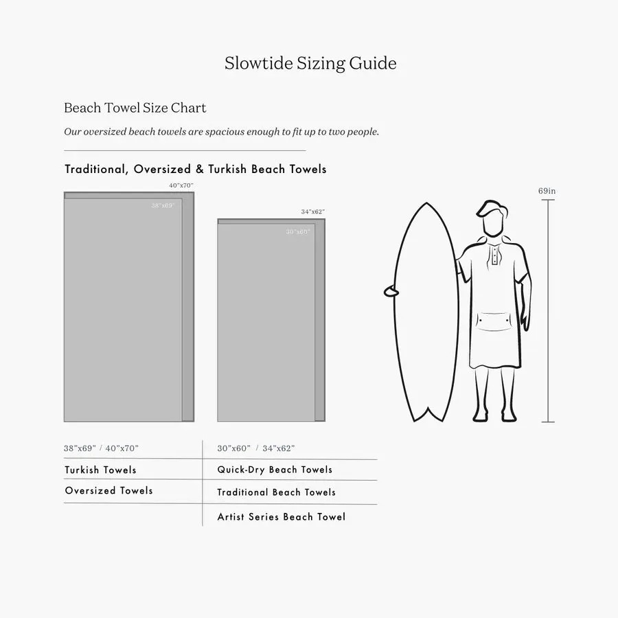 Slowtide Lolo Turkish Towel Green