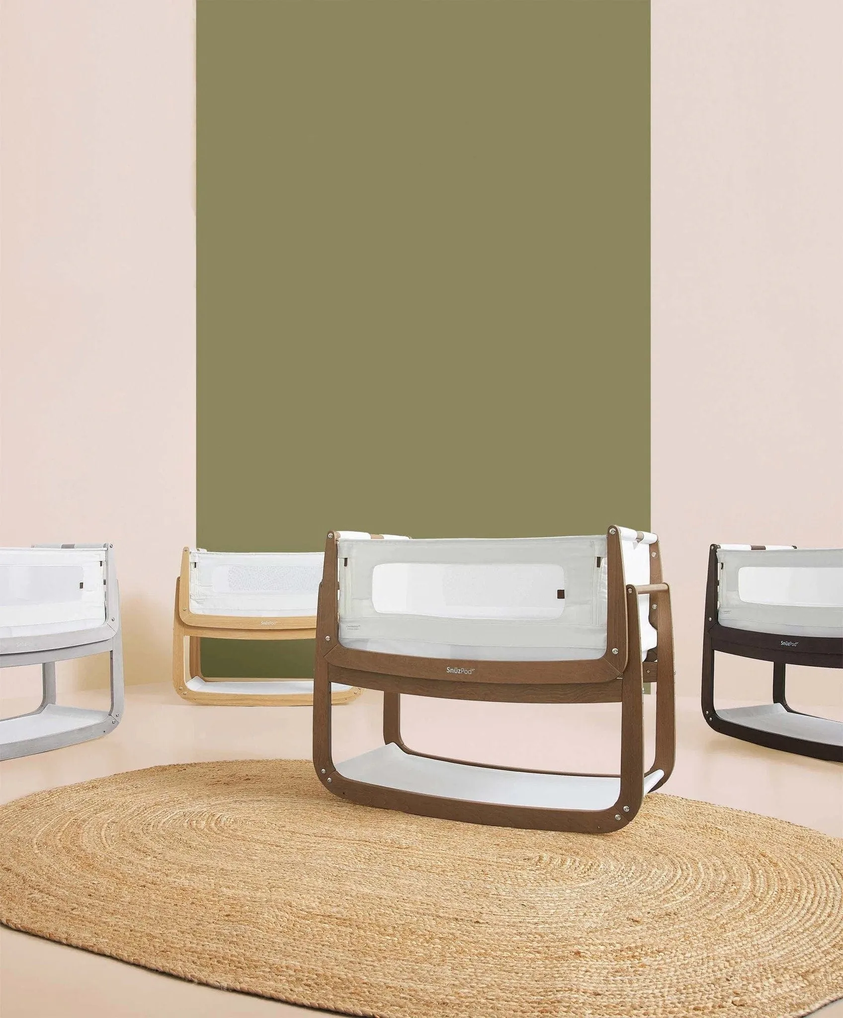 SnuzPod 4 Bedside Crib - The Natural Edit Ebony
