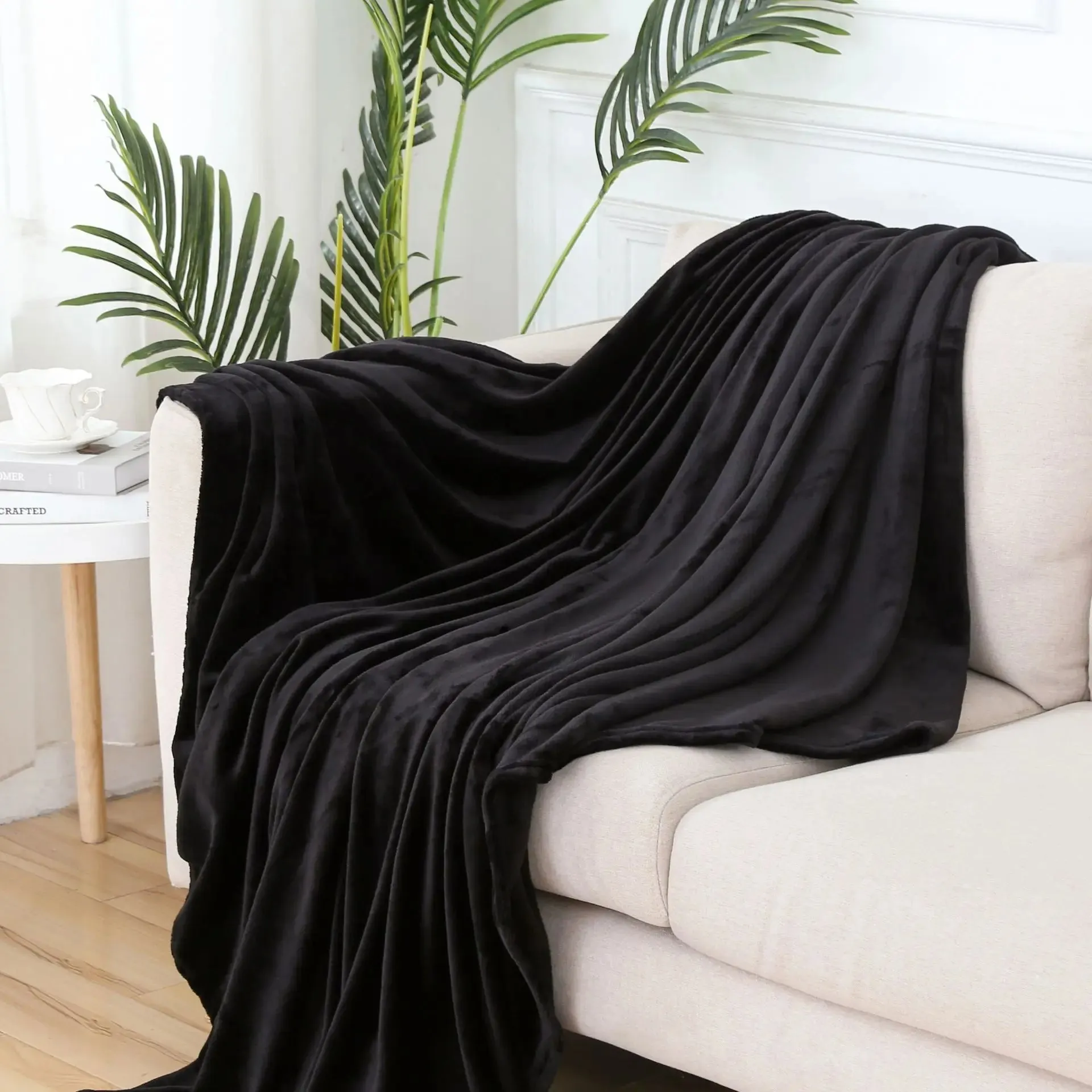 Soft Coral Fleece Warm Throw Blanket