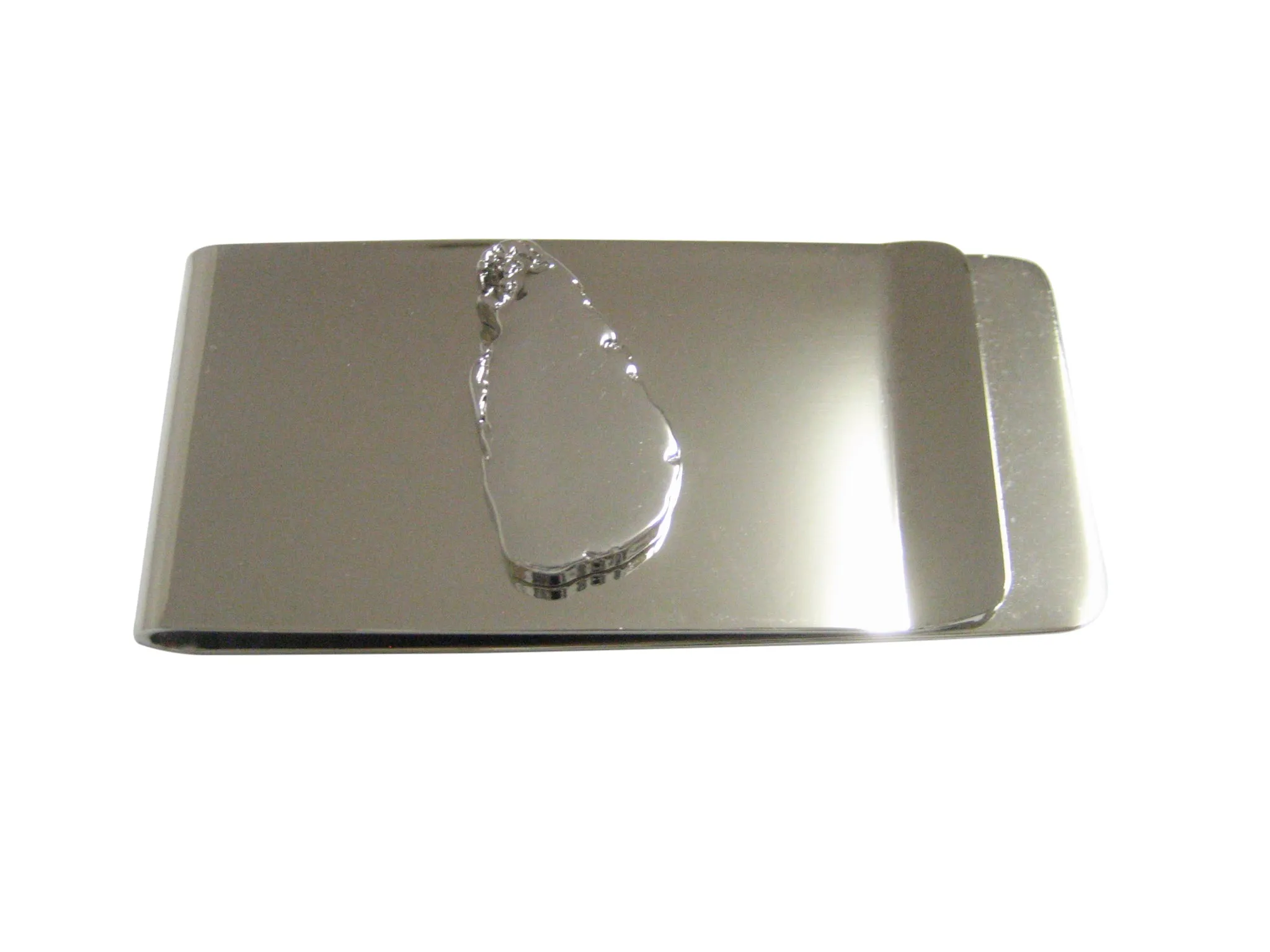 Sri Lanka Map Shape Pendant Money Clip