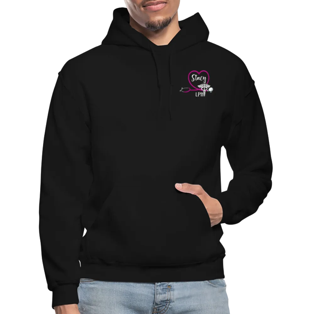Stacy, LPN Nurse Flag Gildan Heavy Blend Adult Hoodie