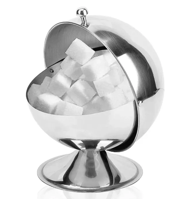 Stainless Steel Multipurpose Sugar Bowl with Rolltop