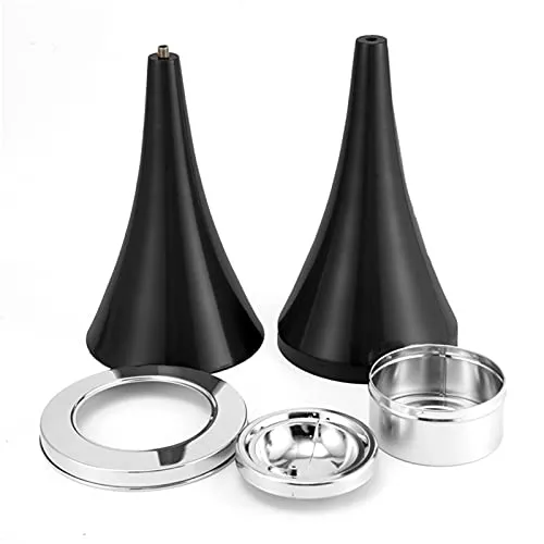 Standing Ashtray Outdoor for Patio, Large & Tall Outside Ashtrays for Cigarette Butt Receptacle Disposal, Commercial Metal Smokers Cigar Ash Tray Container with Lid, for Outside Patio Home Office
