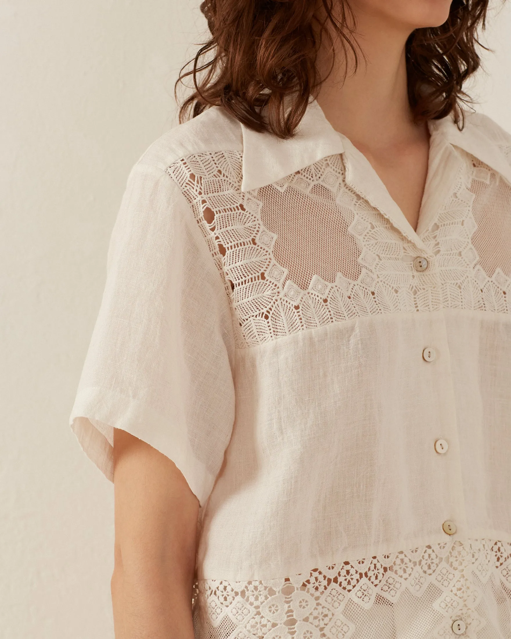 Stevie Picnic Eyelet Shirt