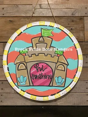 Summer Castle Circle Door Hanger