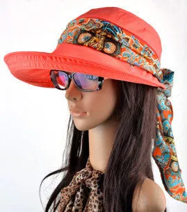 Summer hats for women chapeu feminino fashion visors cap sun collapsible anti-uv hat 6 colors