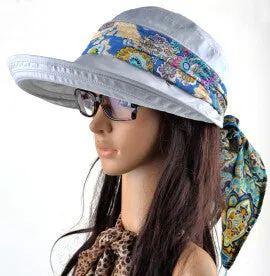 Summer hats for women chapeu feminino fashion visors cap sun collapsible anti-uv hat 6 colors
