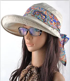 Summer hats for women chapeu feminino fashion visors cap sun collapsible anti-uv hat 6 colors