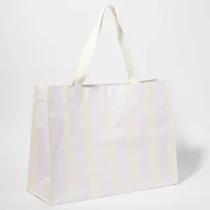 Sunnylife | Carryall Beach Bag | Rio Sun Pastel Lilac Stripe