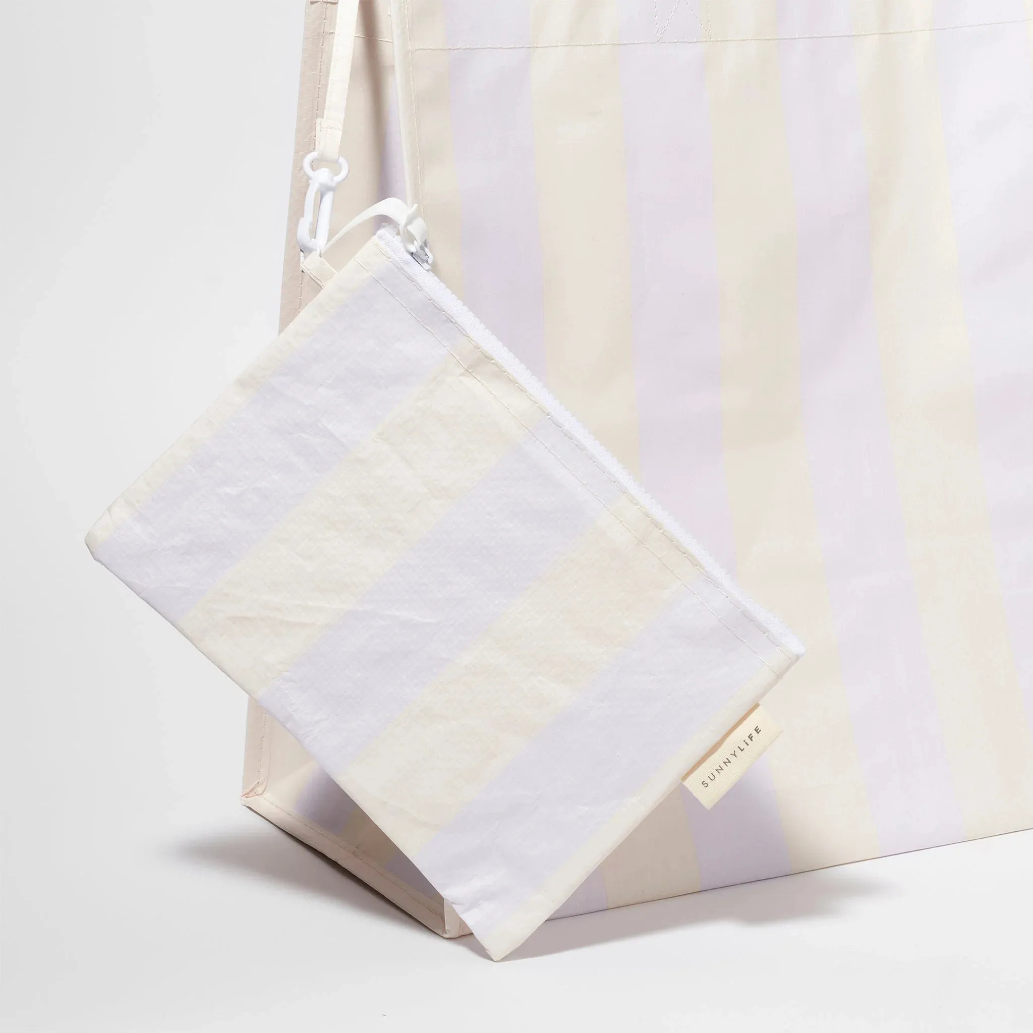 Sunnylife | Carryall Beach Bag | Rio Sun Pastel Lilac Stripe