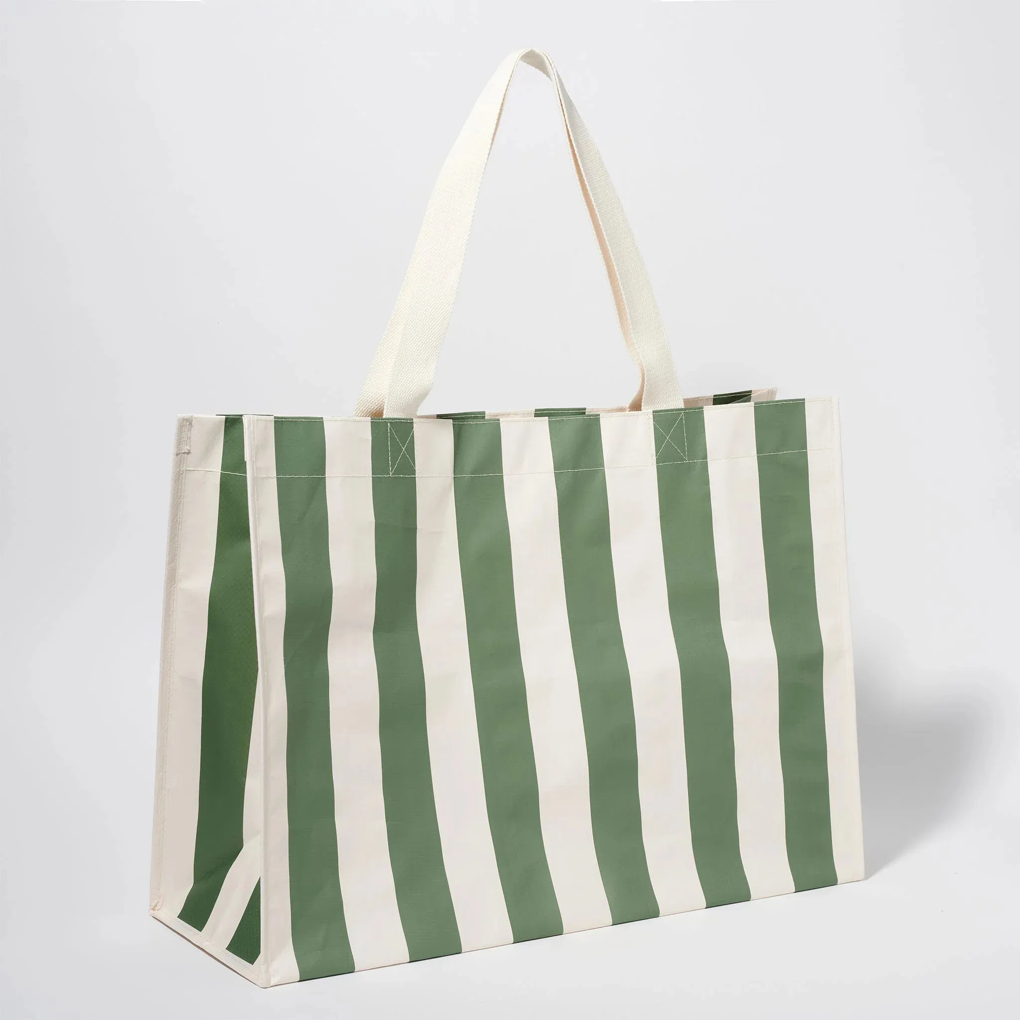 Sunnylife | Carryall Beach Bag The Vacay Olive Stripe