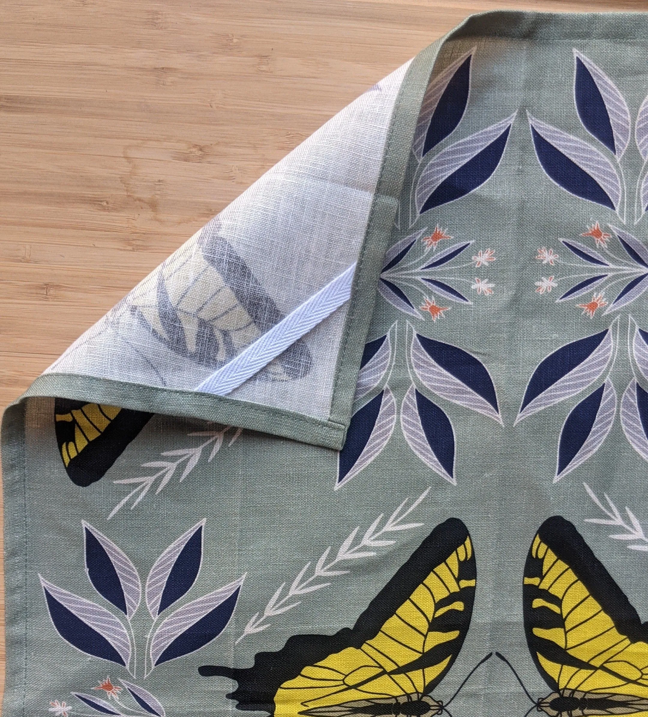 Swallowtail Butterfly Tea Towel