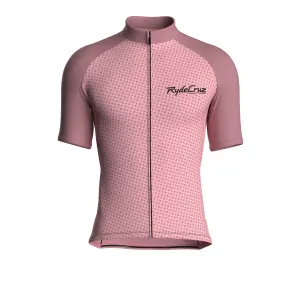 Swift Grid | Blush Pink Male Short Sleeves Jersey