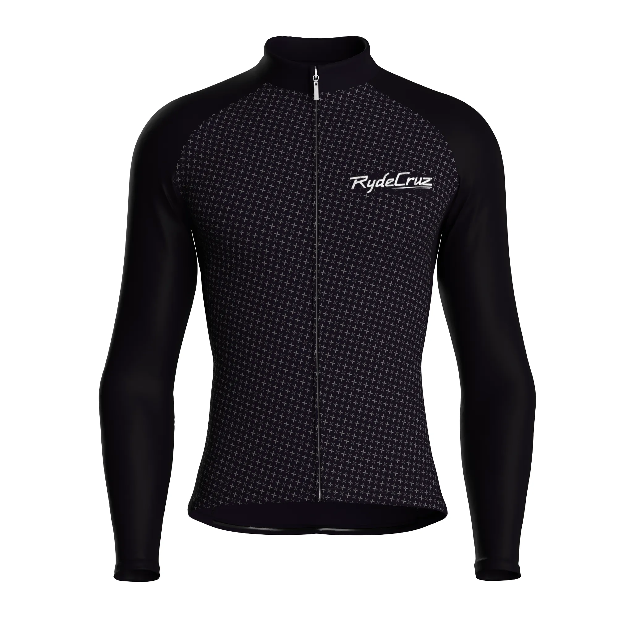 Swift Grid | Dark Purple Male Long Sleeves Jersey